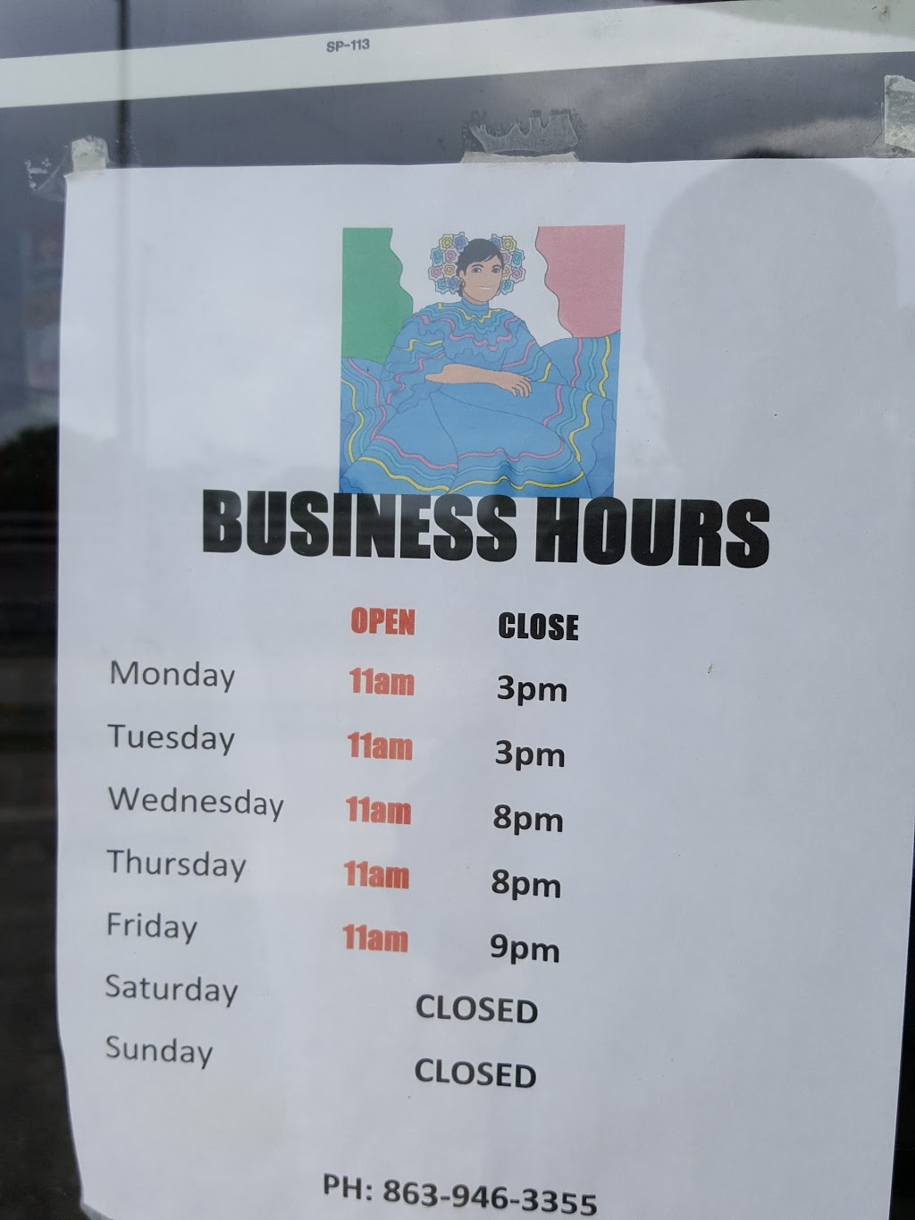 Antojitos Mexico Lindo | restaurant | 299 nw Avenue I, Moore Haven, FL 33471, USA | 8639463355 OR +1 863-946-3355