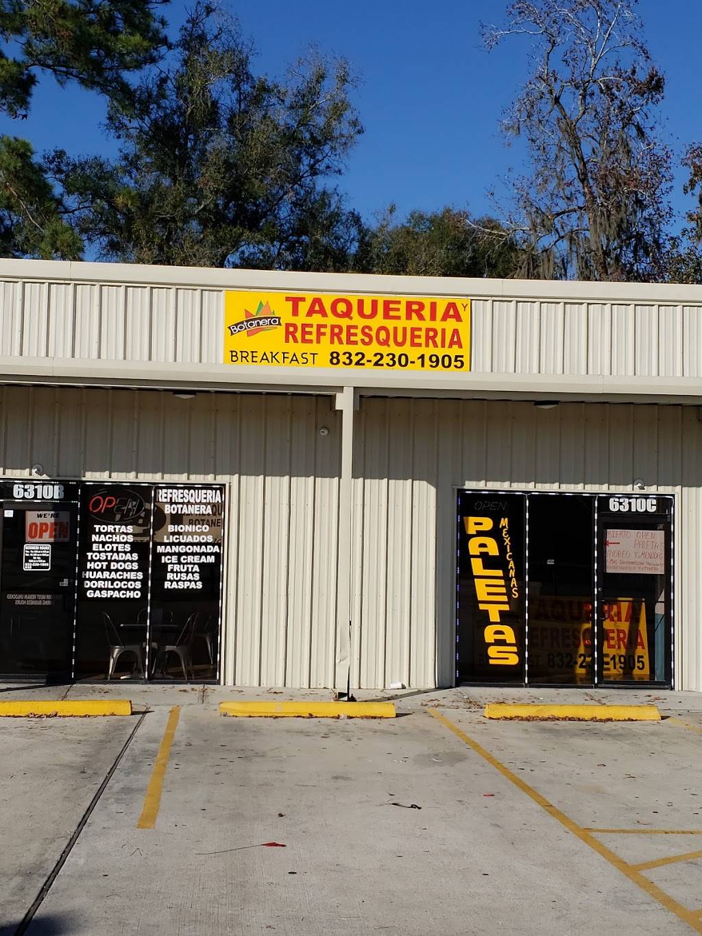 Refresqueria Botanera | restaurant | 6310 S Lake Houston Pkwy B, Houston, TX 77049, USA | 8322301905 OR +1 832-230-1905