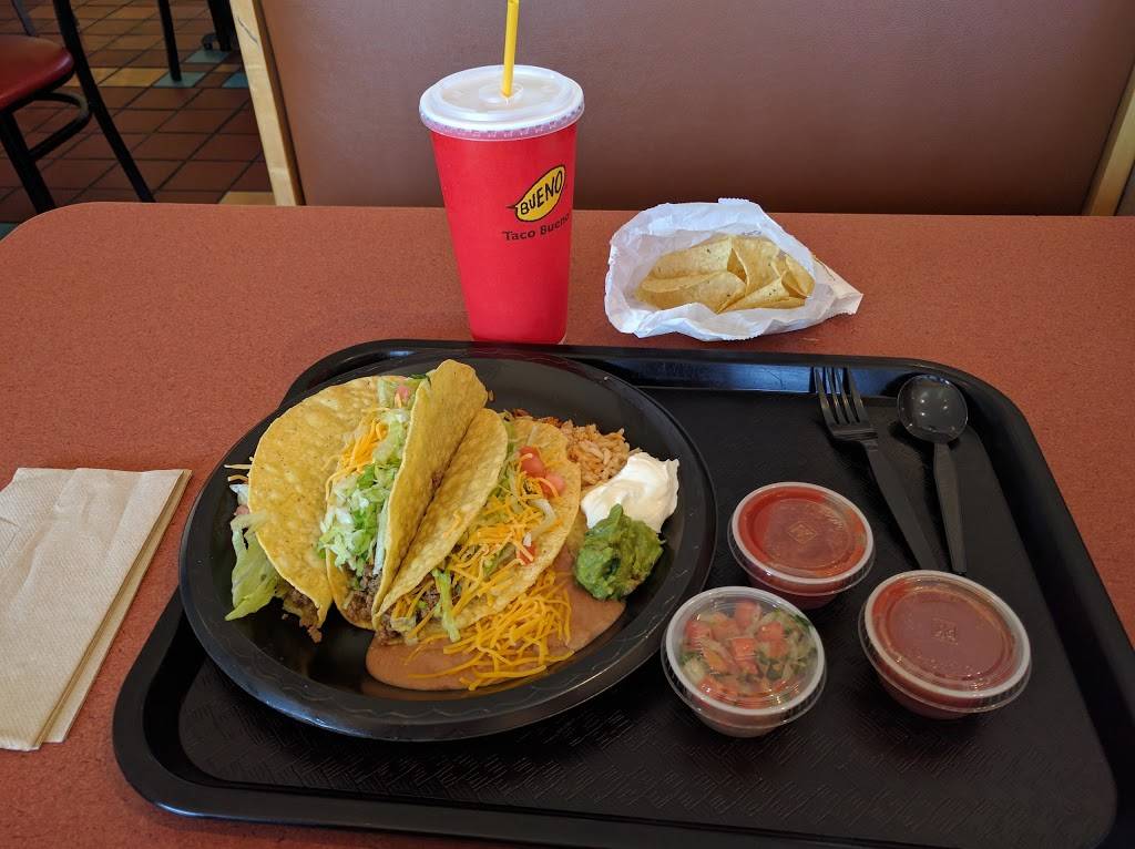 Taco Bueno | restaurant | 2814 E 11th St, Tulsa, OK 74104, USA | 9185836447 OR +1 918-583-6447