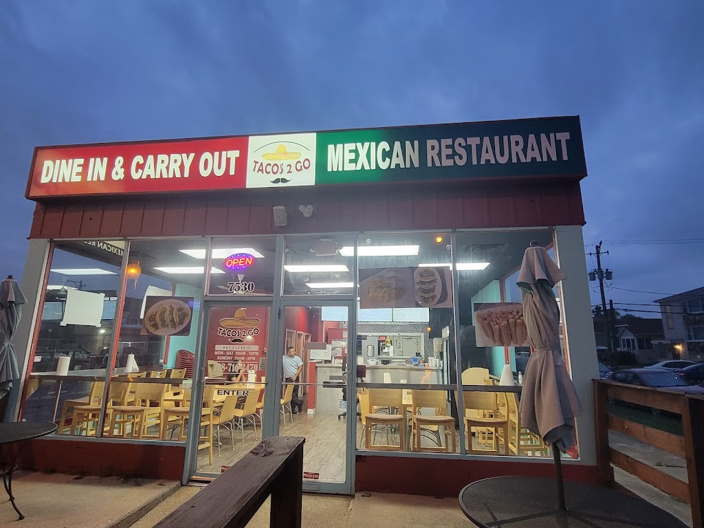 Tacos 2 Go | restaurant | 7530 W Grand Ave, Elmwood Park, IL 60707, USA | 7087163479 OR +1 708-716-3479