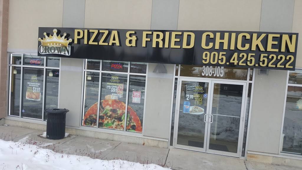 Crown Pizza N Fried Chicken | restaurant | 308 Taunton Rd E, Whitby, ON L1R 3K5, Canada | 9054255222 OR +1 905-425-5222