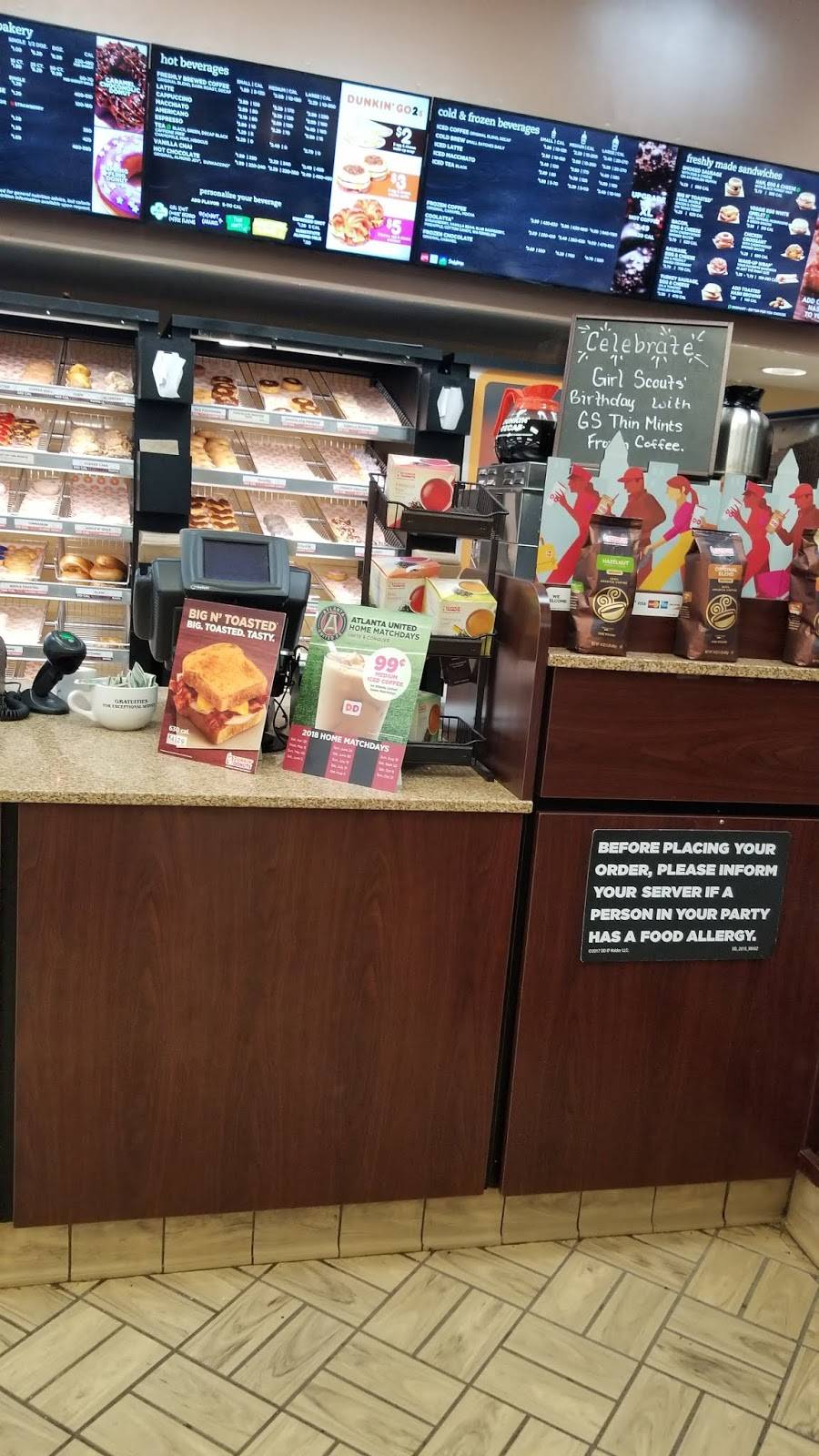 Dunkin | bakery | 640 Dixie Lee Ave, Monteagle, TN 37356, USA | 9319245111 OR +1 931-924-5111