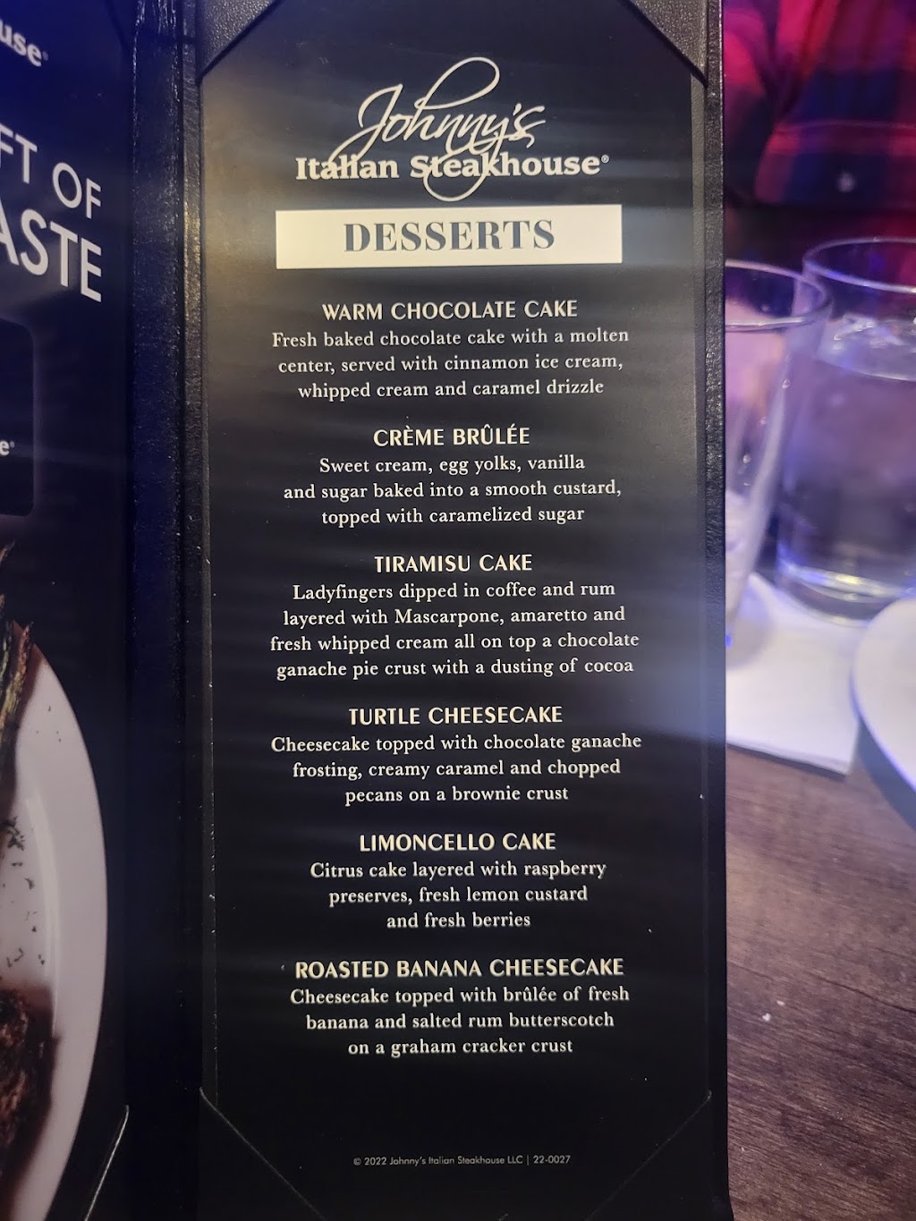 Johnnys Italian Steakhouse | restaurant | 3600 Morse Rd, Columbus, OH 43230, USA | 6149685200 OR +1 614-968-5200