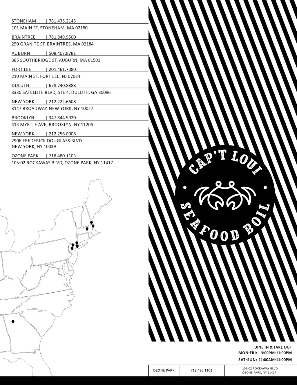 Capt Loui | restaurant | 105-02 Rockaway Blvd, Queens, NY 11417, USA | 7184801103 OR +1 718-480-1103