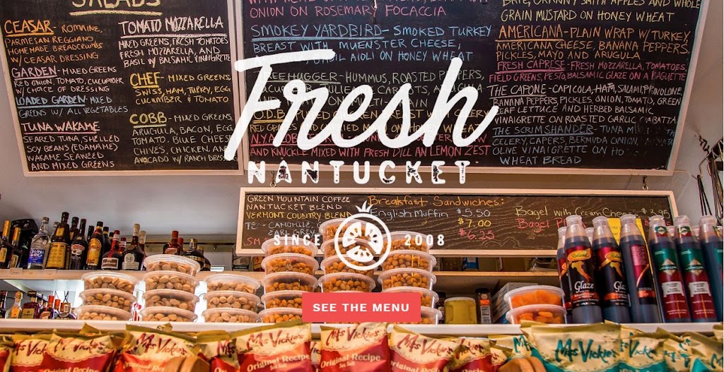 Fresh | restaurant | 5 Salem St, Nantucket, MA 02554, USA | 5088252100 OR +1 508-825-2100