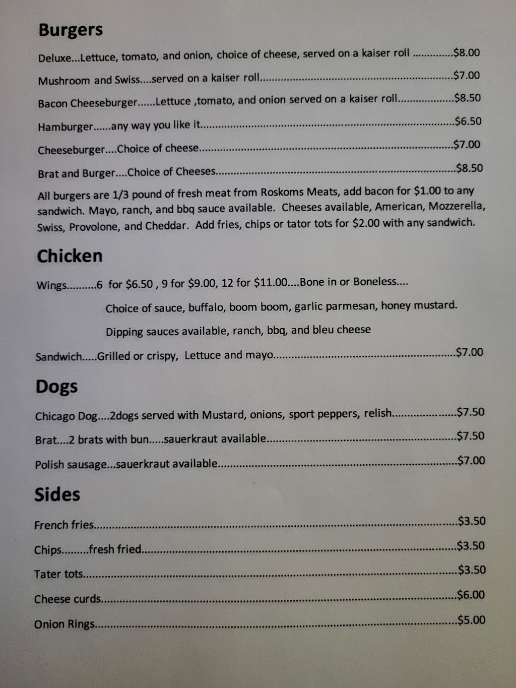 Scottys Pub | restaurant | W2091 County Rd JJ, Kaukauna, WI 54130, USA | 9204233005 OR +1 920-423-3005