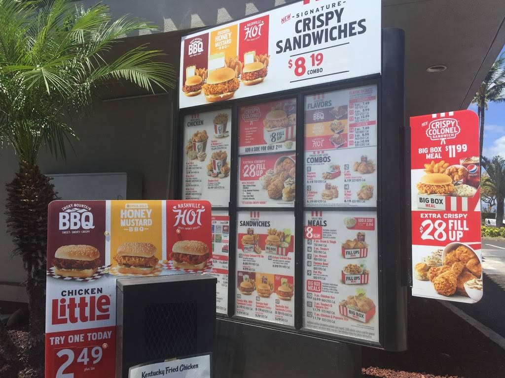 KFC | restaurant | 91-590 Farrington Hwy, Ewa Beach, HI 96706, USA | 8086740690 OR +1 808-674-0690