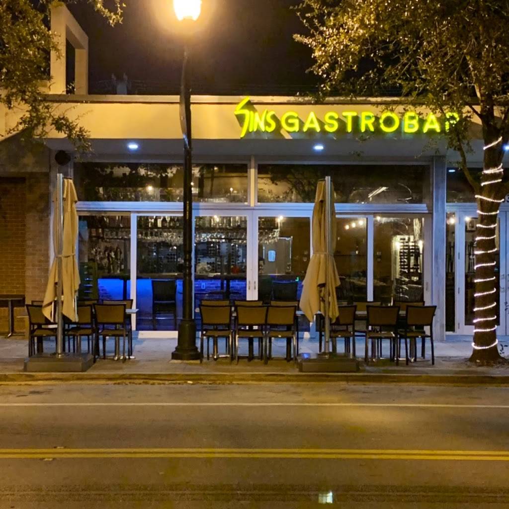 Sins Gastrobar | restaurant | 9835 NE 2nd Ave, Miami Shores, FL 33138, USA | 7868010955 OR +1 786-801-0955