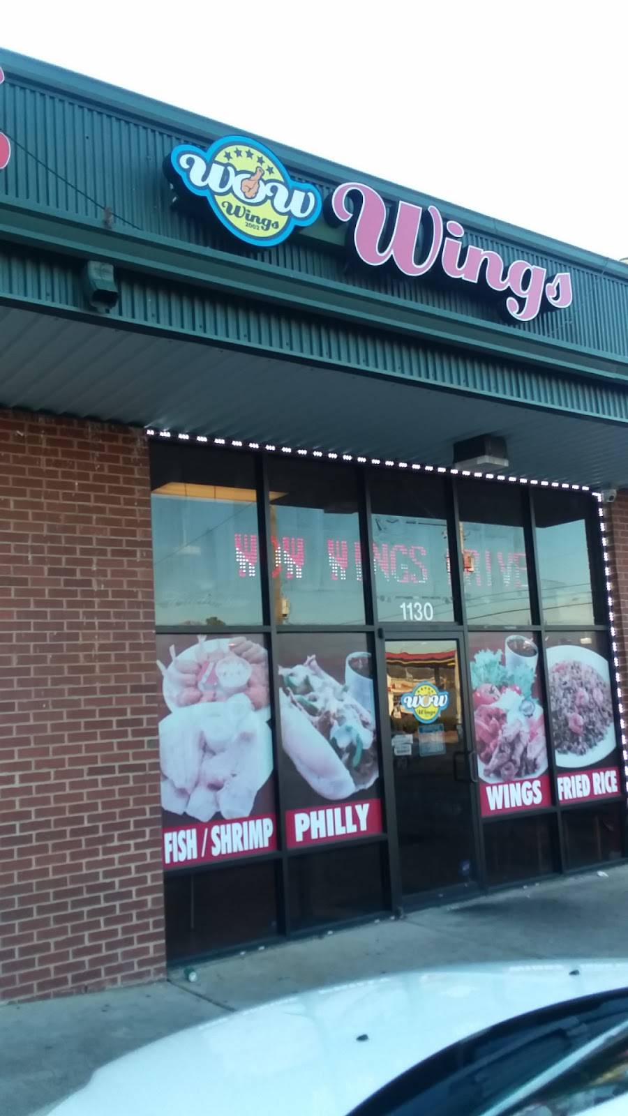 Wow Wings | restaurant | 1130 Ann St, Montgomery, AL 36107, USA | 3343988778 OR +1 334-398-8778