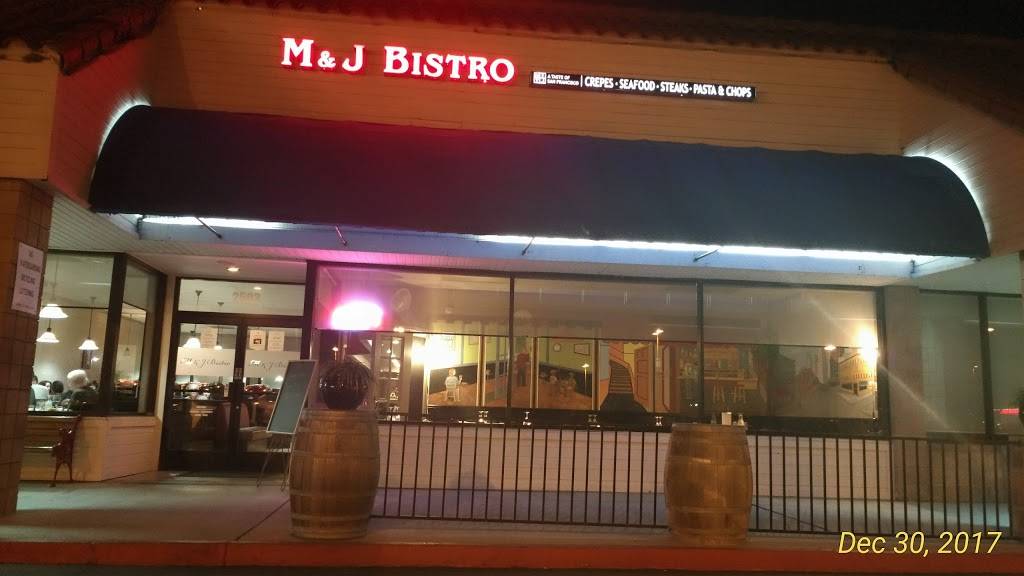 M & J Bistro | restaurant | 2503 N Tracy Blvd, Tracy, CA 95376, USA | 2098322727 OR +1 209-832-2727