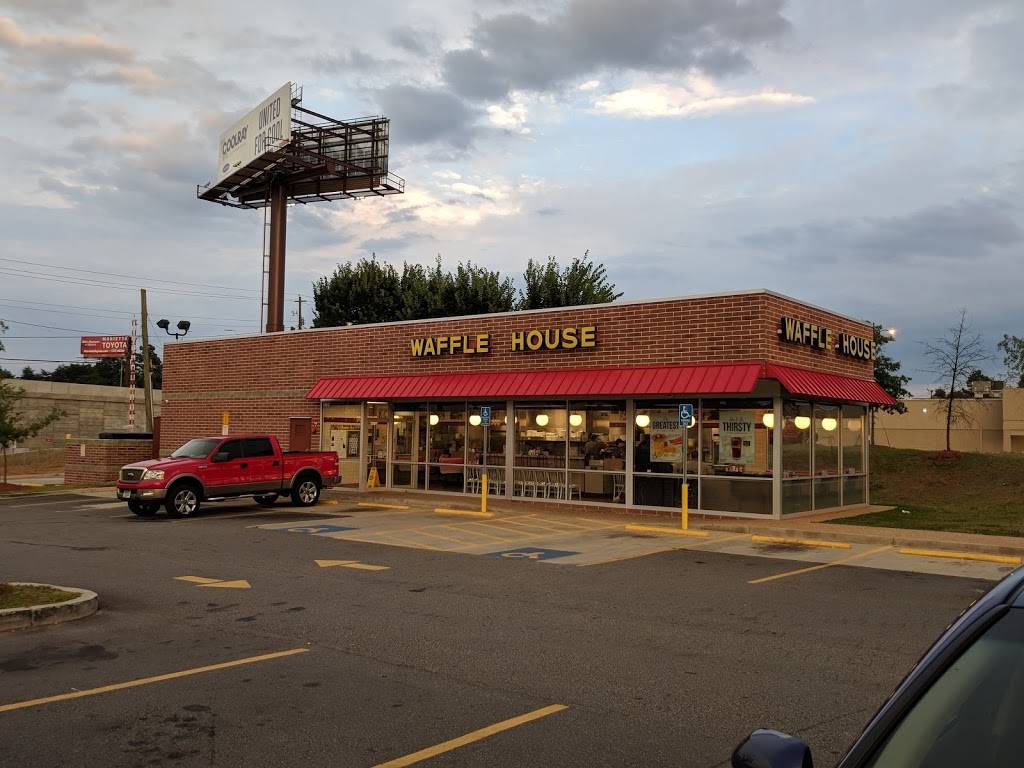 Waffle House | meal takeaway | 1176 Roswell Rd, Marietta, GA 30062, USA | 7704256645 OR +1 770-425-6645