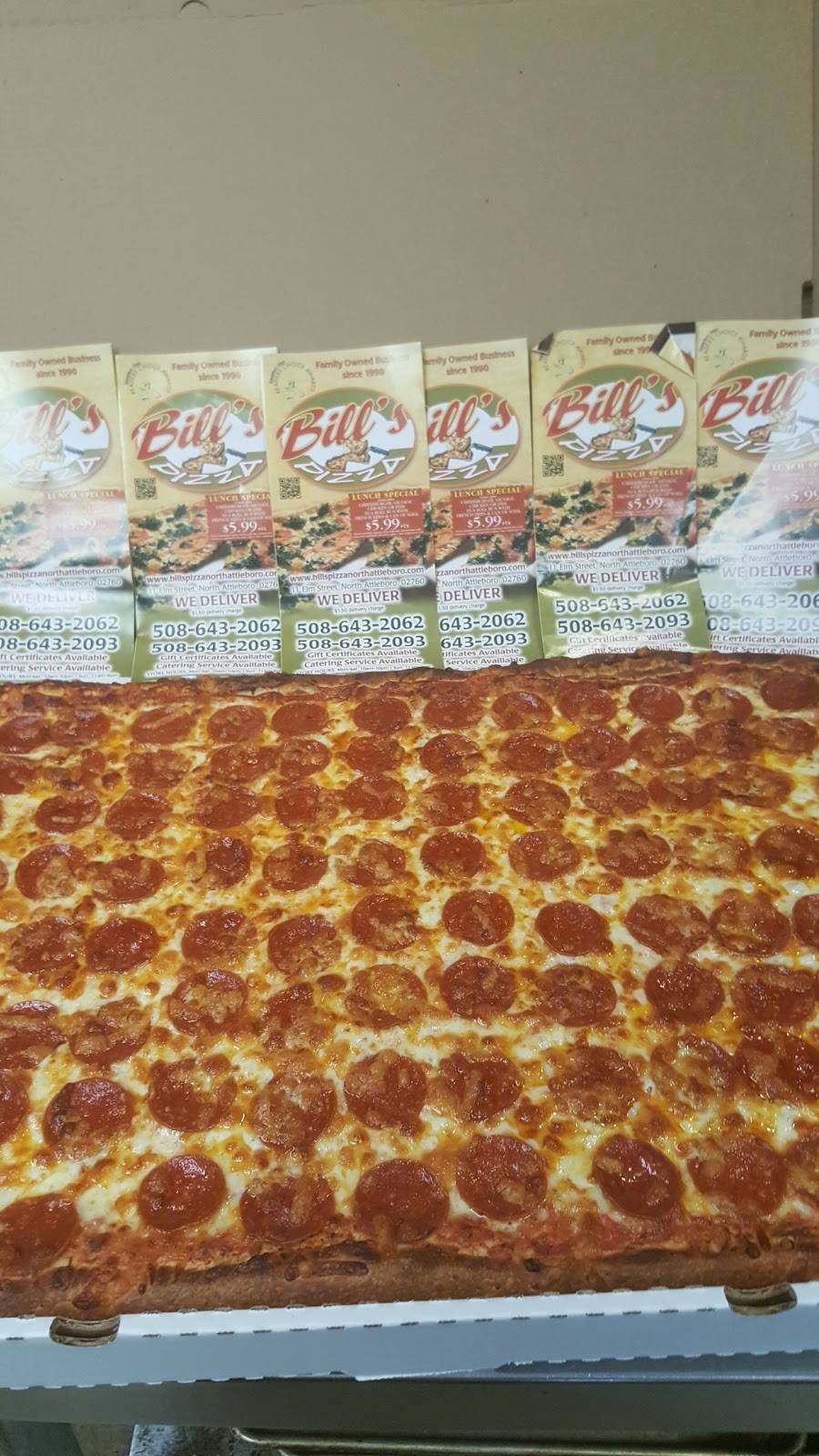 Bills Pizza | restaurant | 11 Elm St, North Attleborough, MA 02760, USA | 5086432062 OR +1 508-643-2062