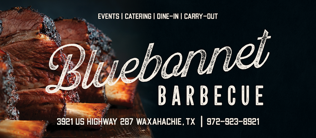 Bluebonnet BBQ | restaurant | 3921 U.S. 287, Reagor Springs, Waxahachie, TX 75165, USA | 9729238921 OR +1 972-923-8921