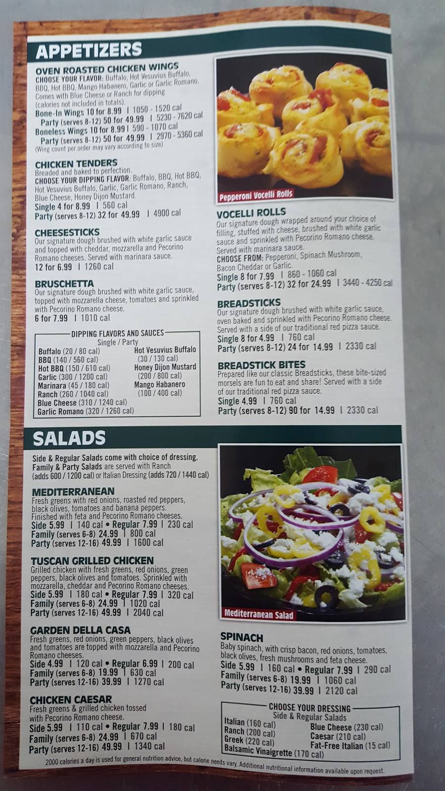 Vocelli Pizza | meal delivery | 1025 Washington Pike, Bridgeville, PA 15017, USA | 4122215622 OR +1 412-221-5622