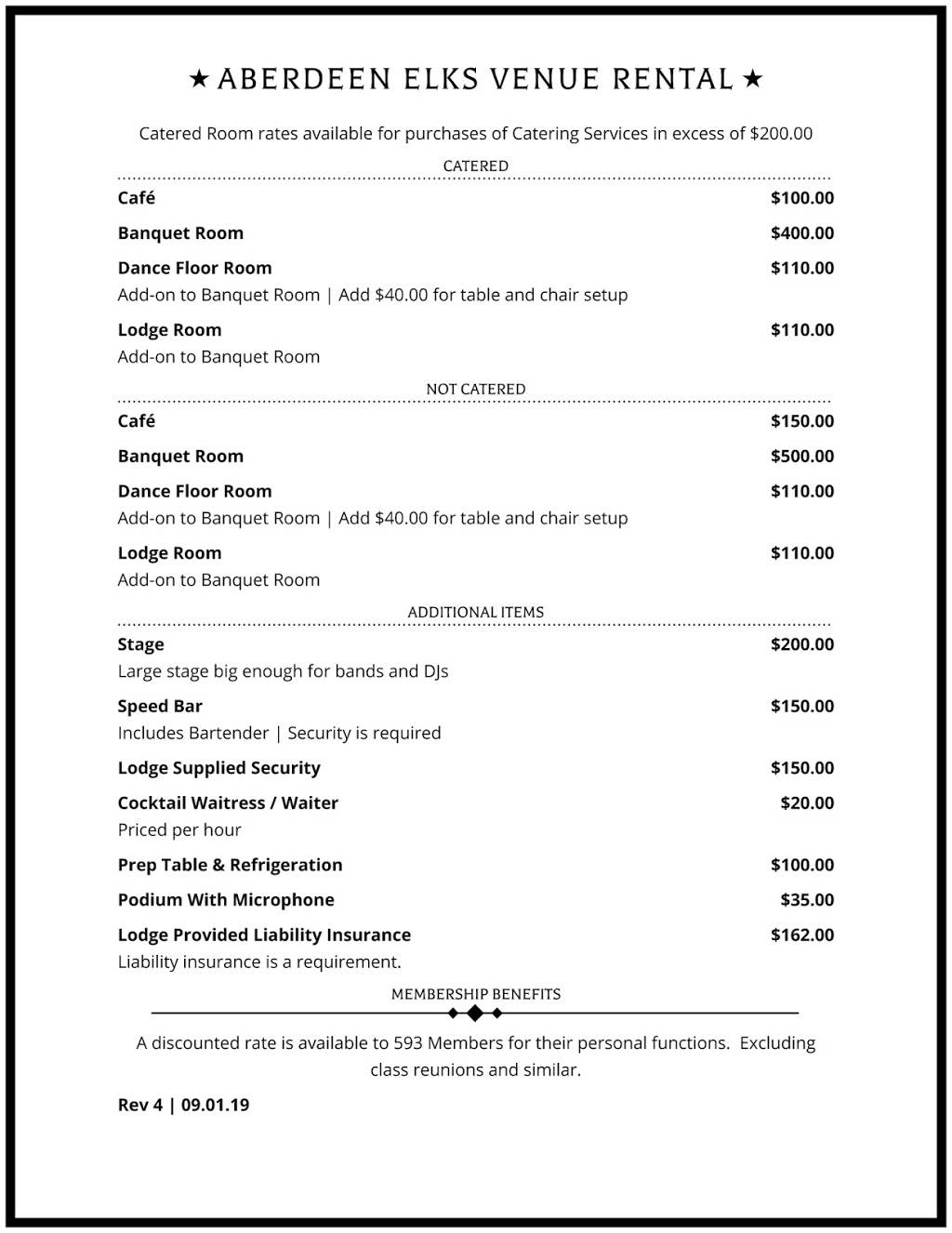 Aberdeen Elks Lodge #593 | restaurant | 1712 S Boone St, Aberdeen, WA 98520, USA | 3605322211 OR +1 360-532-2211