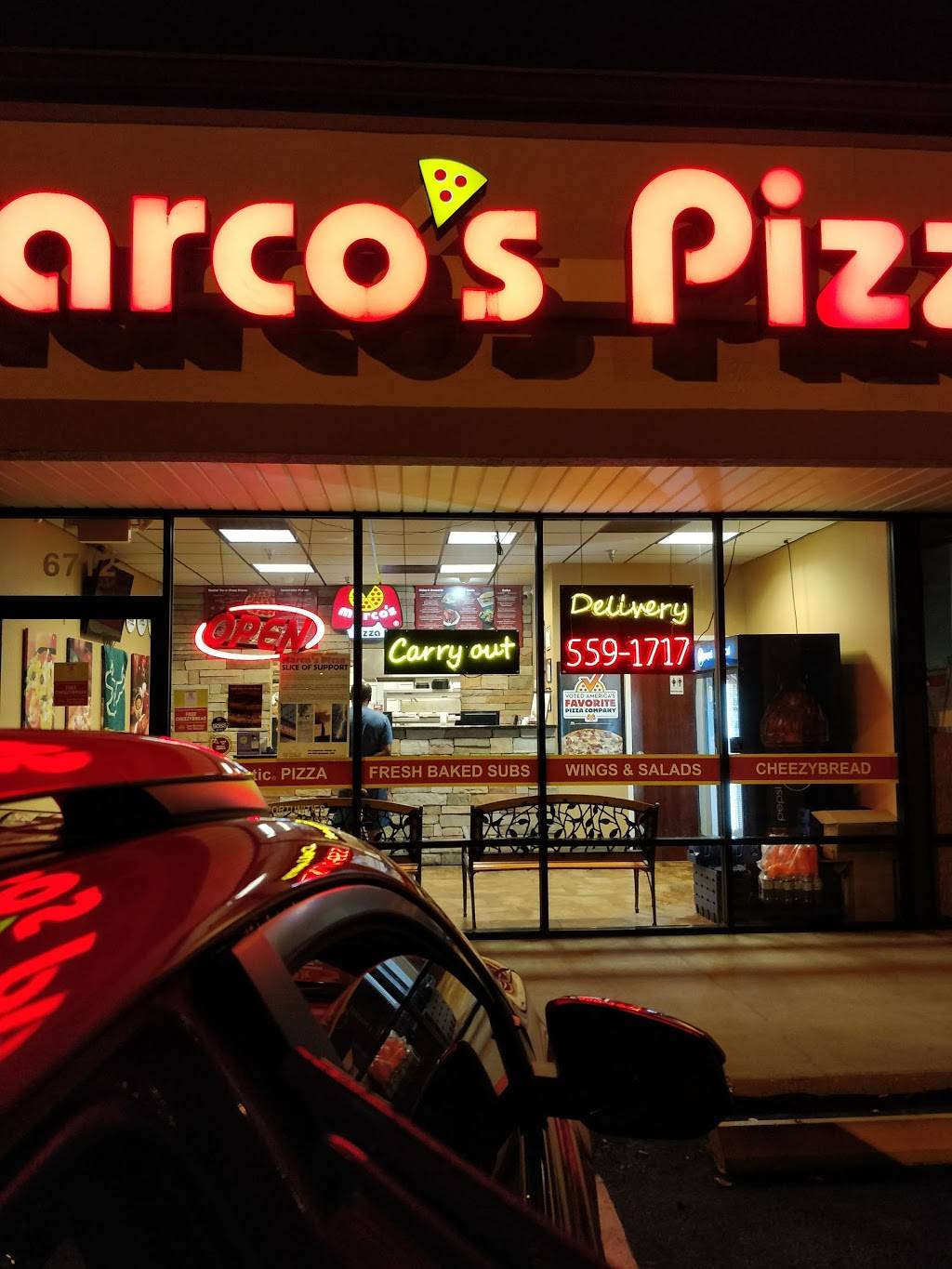 Marcos Pizza | meal delivery | 6712 E Fowler Ave, Temple Terrace, FL 33617, USA | 8135591717 OR +1 813-559-1717