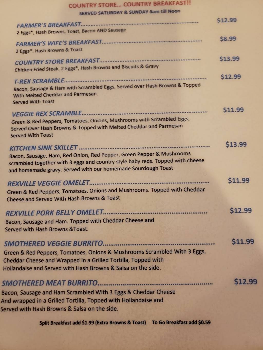 The Rex | restaurant | 19271 Best Rd, Mt Vernon, WA 98273, USA | 3604665522 OR +1 360-466-5522