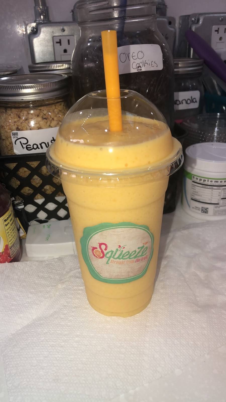 Squeeze Smoothie Bar | restaurant | 3100 SW College Rd, Ocala, FL 34474, USA | 7323376014 OR +1 732-337-6014