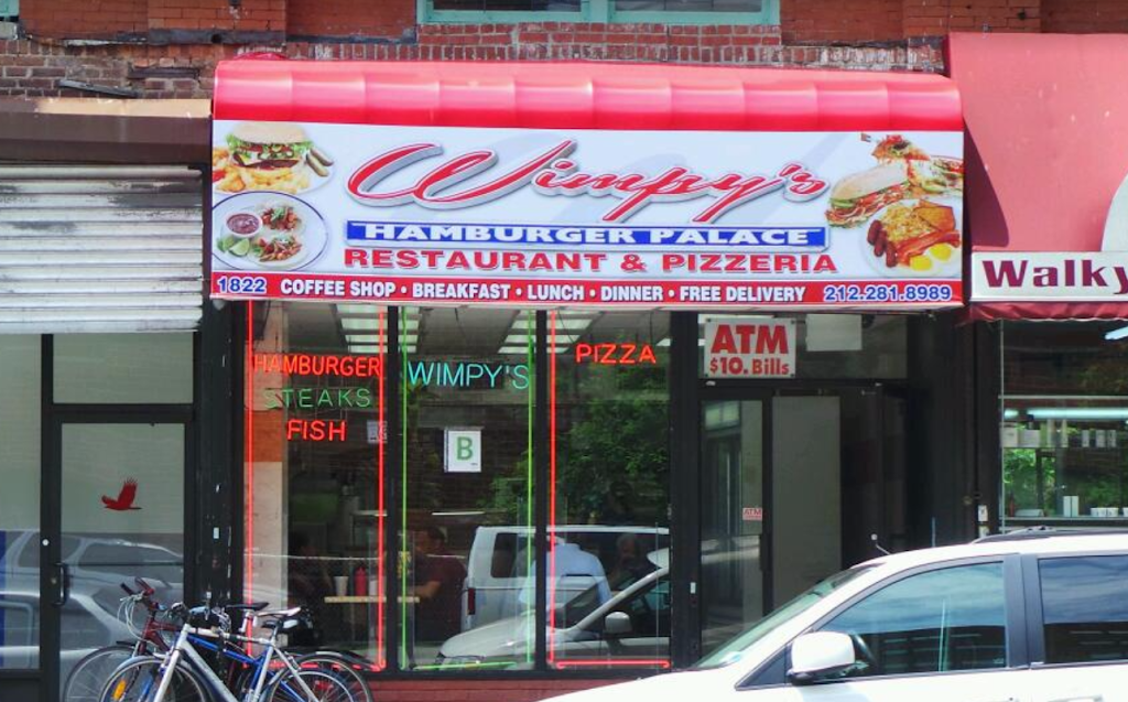 Wimpys | restaurant | 1822 Amsterdam Ave, New York, NY 10031, USA | 2122818989 OR +1 212-281-8989