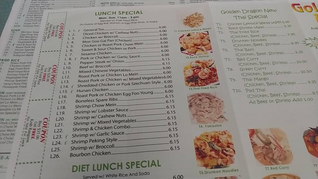 Golden Dragon | restaurant | 291 E Eau Gallie Blvd, Satellite Beach, FL 32937, USA | 3217770779 OR +1 321-777-0779