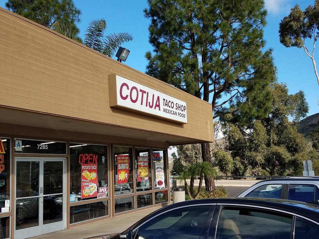Cotija Taco Shop | restaurant | 7285 Navajo Rd, San Diego, CA 92119, USA | 6194659490 OR +1 619-465-9490