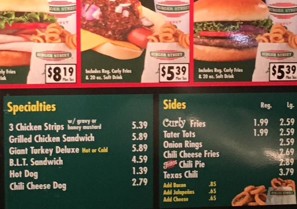 Burger Street | restaurant | 9180 Skillman St, Dallas, TX 75243, USA | 2143483127 OR +1 214-348-3127