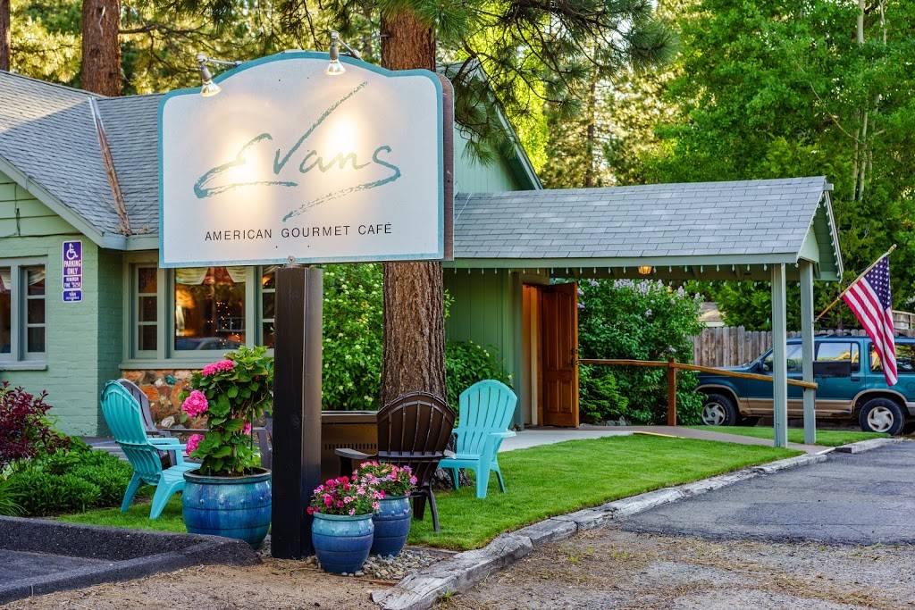 Evans American Gourmet Cafe | restaurant | 536 Emerald Bay Rd, South Lake Tahoe, CA 96150, USA | 5305421990 OR +1 530-542-1990
