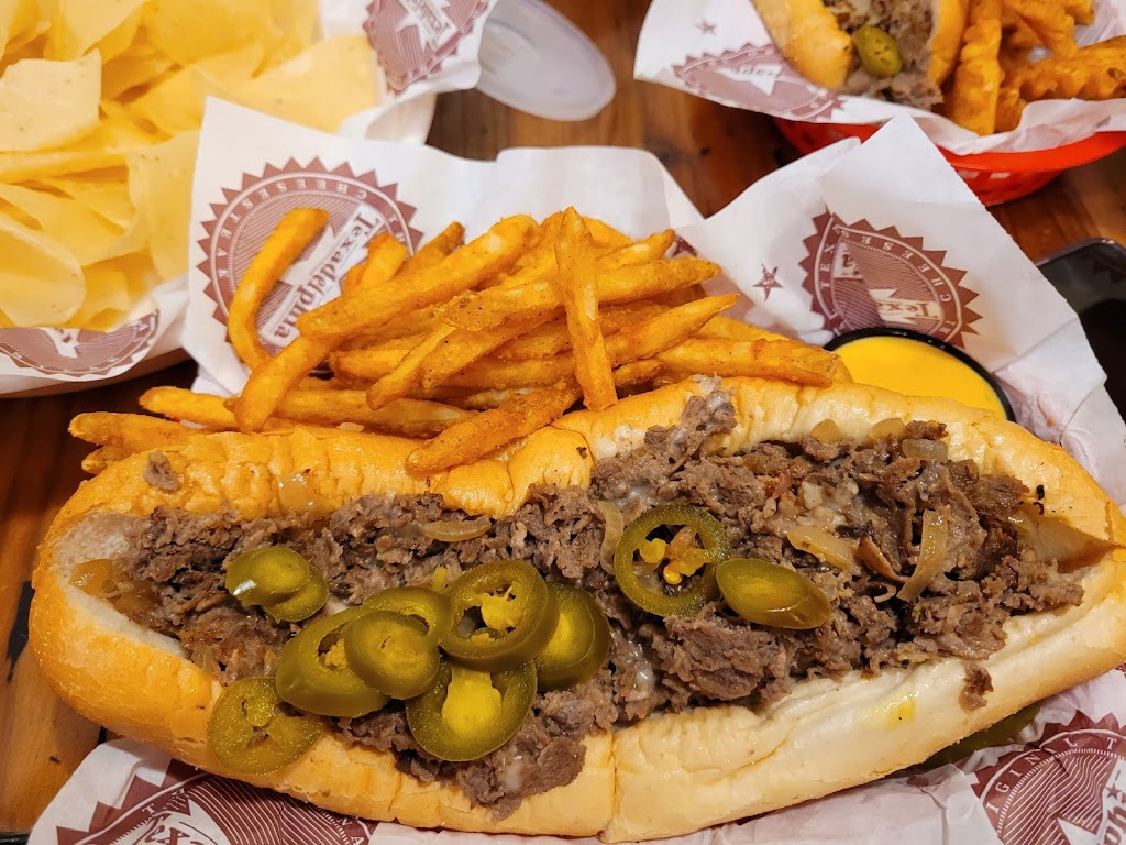 Texadelphia - The Strand | restaurant | 11255 Huebner Rd #109, San Antonio, TX 78230, USA | 2107299001 OR +1 210-729-9001