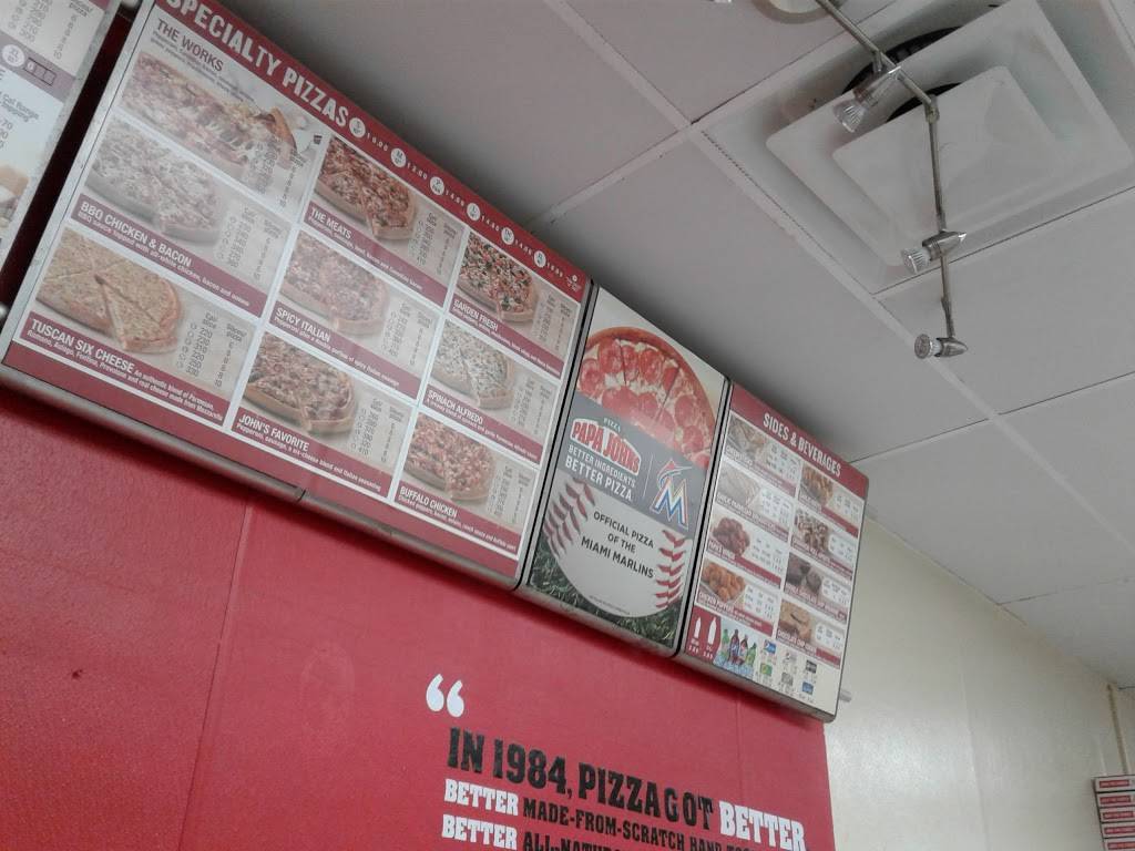 Papa Johns Pizza | restaurant | 10756 SW 72nd St, Miami, FL 33173, USA | 3055967272 OR +1 305-596-7272