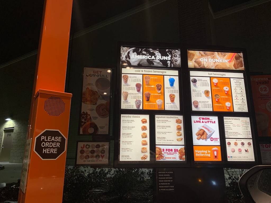 Dunkin | bakery | 2701 University Dr, Auburn Hills, MI 48326, USA | 2484997546 OR +1 248-499-7546