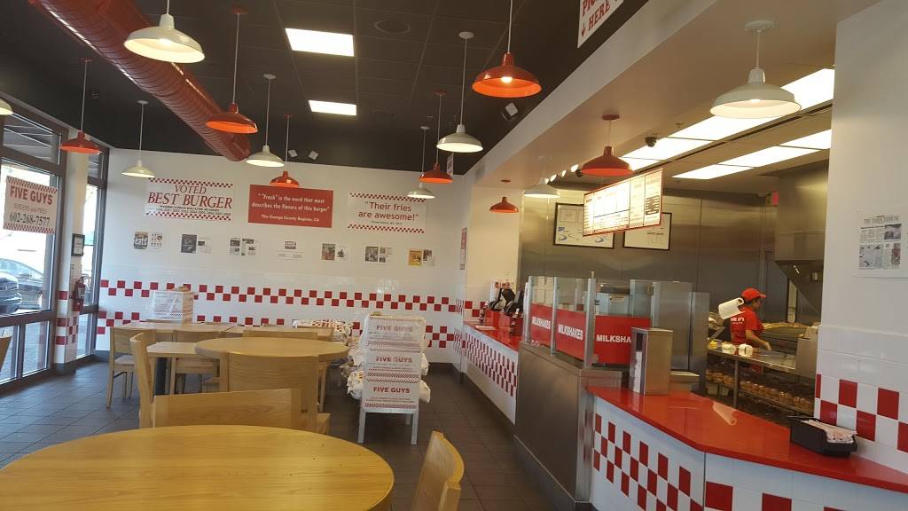 Five Guys | meal takeaway | 2340 E Baseline Rd, Phoenix, AZ 85042, USA | 6022687577 OR +1 602-268-7577