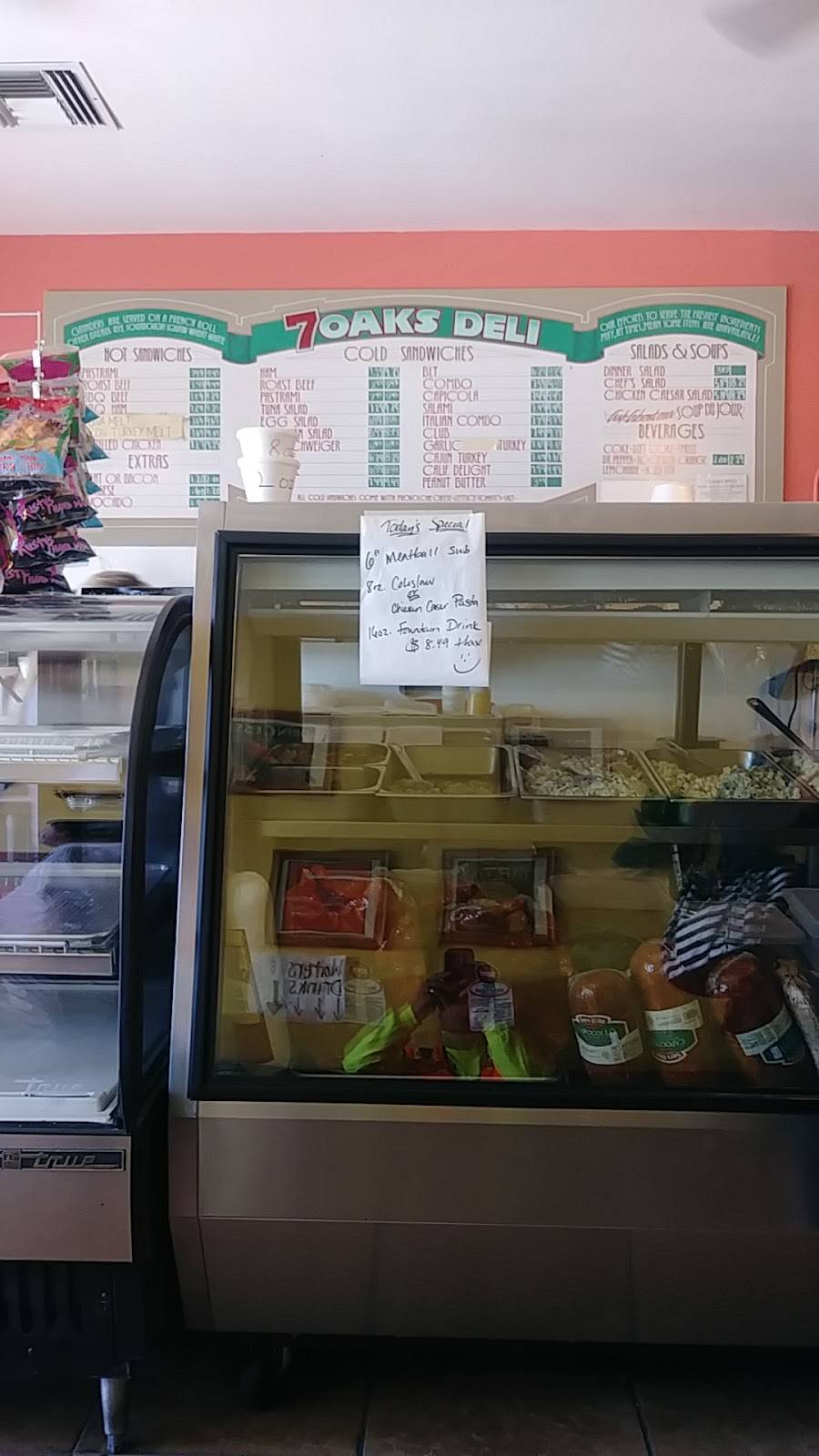 Seven Oaks Deli | meal takeaway | 21501 Temescal Canyon Rd, Corona, CA 92883, USA | 9512771561 OR +1 951-277-1561