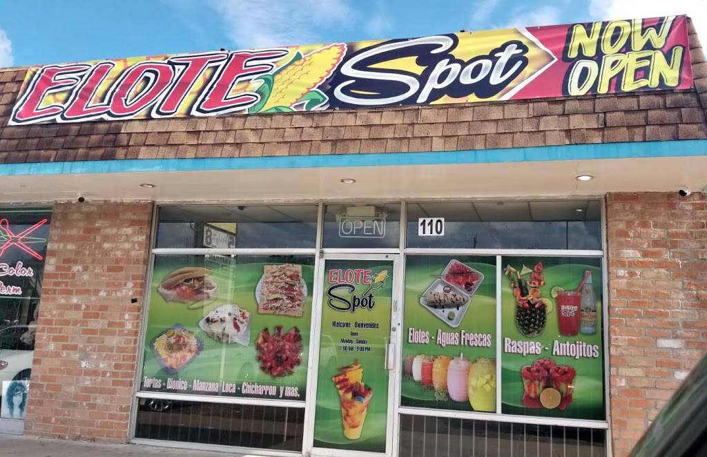 Elote Spot | restaurant | 110 E Edgebrook Dr, Houston, TX 77034, USA | 8325826097 OR +1 832-582-6097