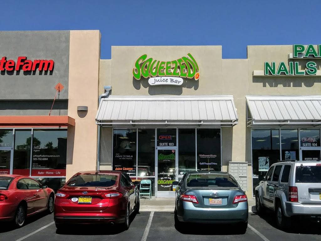Squeezed Juice Bar - Rio Rancho | restaurant | 1751 Rio Rancho Blvd SE #103, Rio Rancho, NM 87124, USA | 5052192597 OR +1 505-219-2597