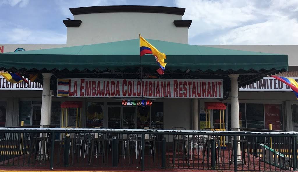 La Embajada Colombiana Restaurant | restaurant | 18400 NW 75th Pl # 113, Hialeah, FL 33015, USA | 3055580990 OR +1 305-558-0990