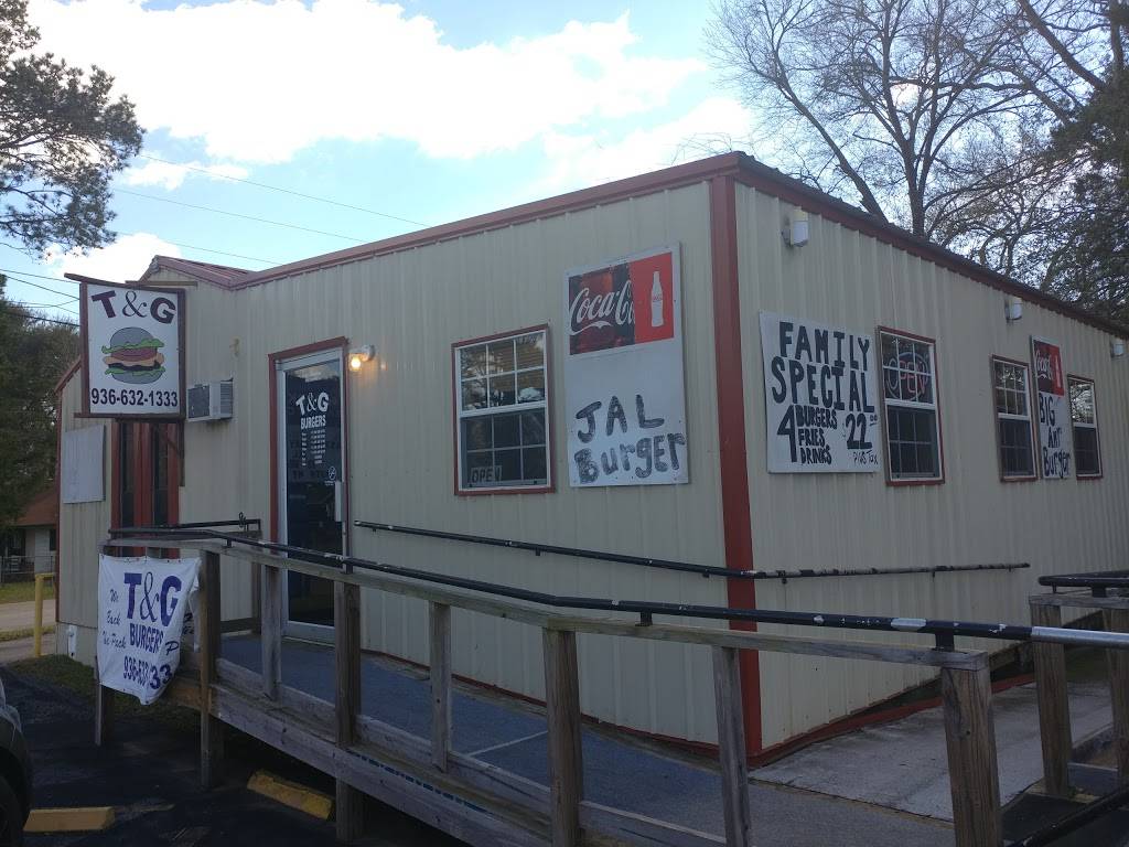 T & G Burger | restaurant | 811 Pershing Ave, Lufkin, TX 75904, USA | 9366321333 OR +1 936-632-1333