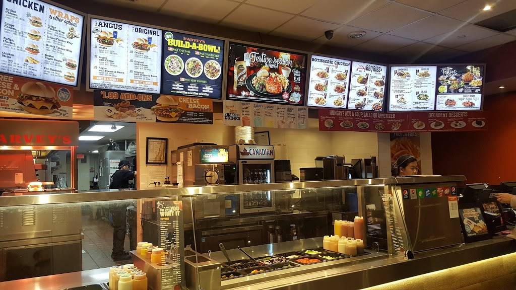Harveys | restaurant | 49 Eglinton Ave E, Toronto, ON M4P 1G6, Canada | 4163221551 OR +1 416-322-1551