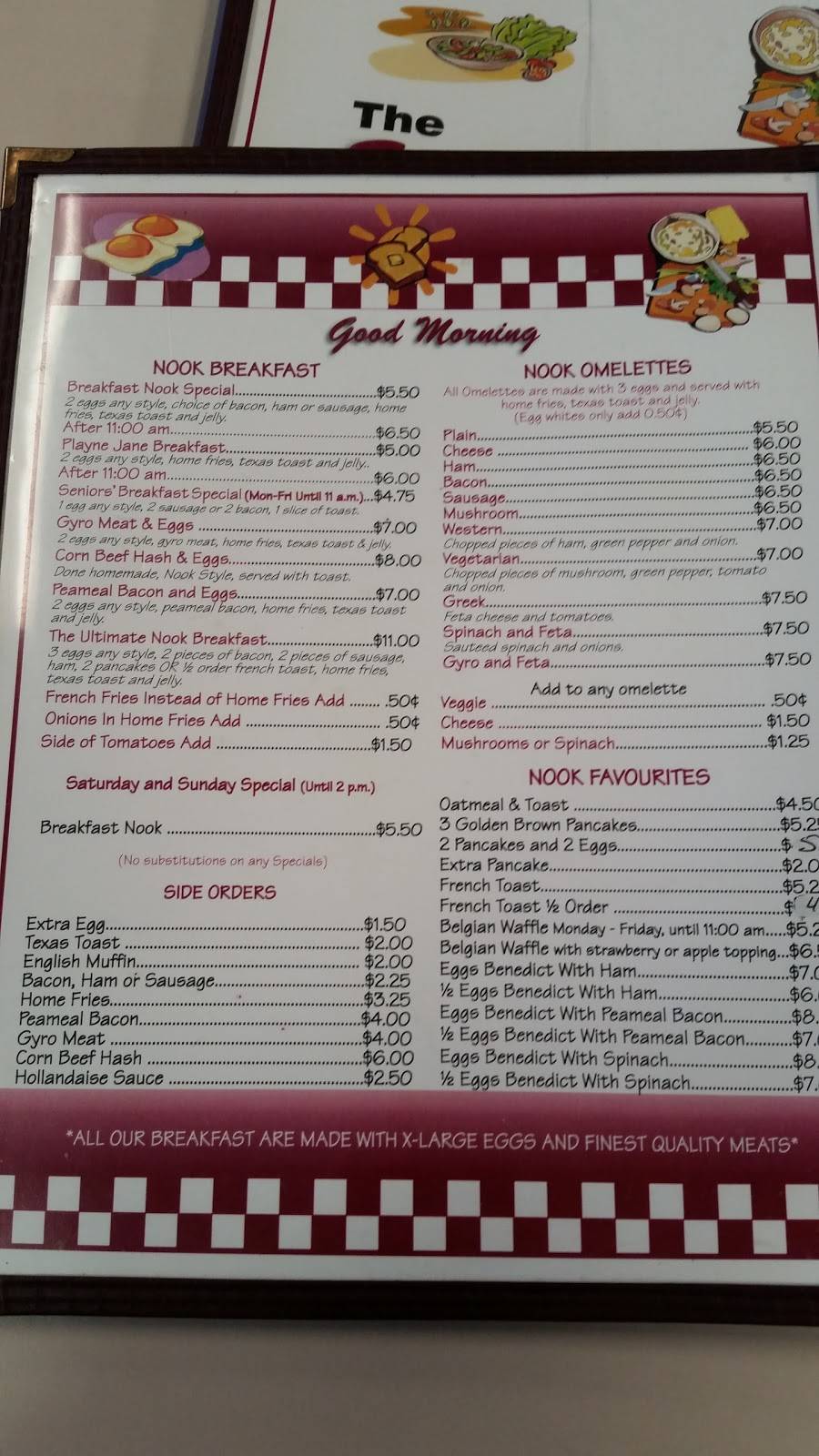 Sandwich Nook | restaurant | 384 Manning Rd, Windsor, ON N8N 4W5, Canada | 5199794282 OR +1 519-979-4282