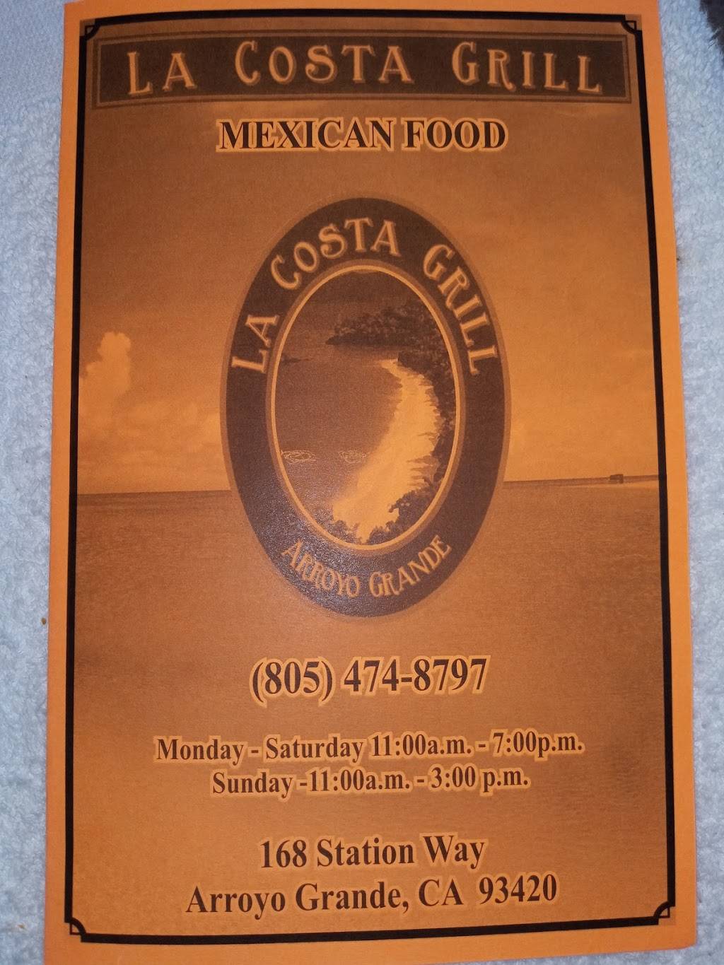 LA COSTA GRILL | restaurant | 168 Station Way, Arroyo Grande, CA 93420, USA | 8054748797 OR +1 805-474-8797