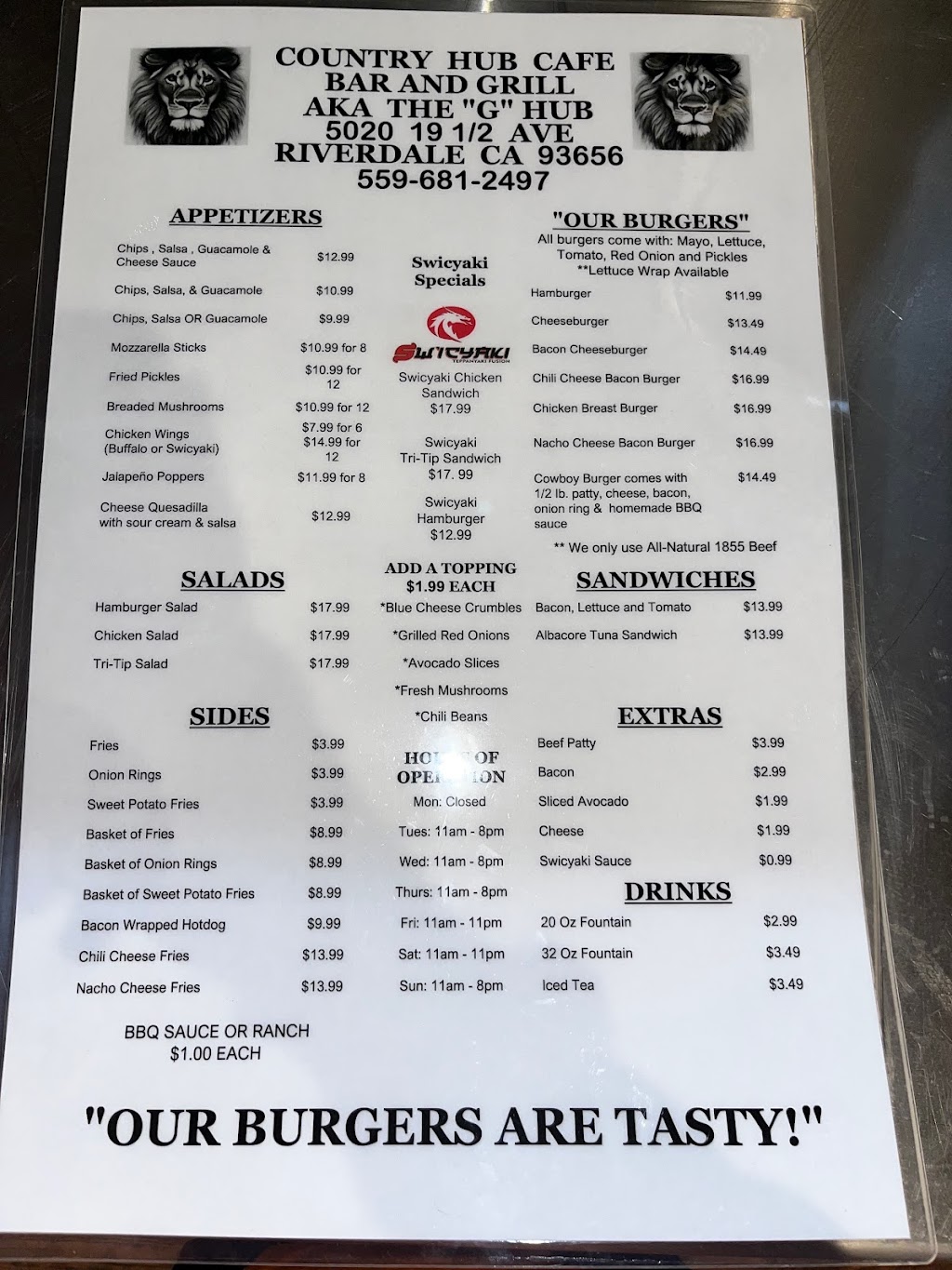 Country Hub Cafe & Banquet Center | restaurant | 5020 19 1/2 Ave, Riverdale, CA 93656, USA | 5596812497 OR +1 559-681-2497