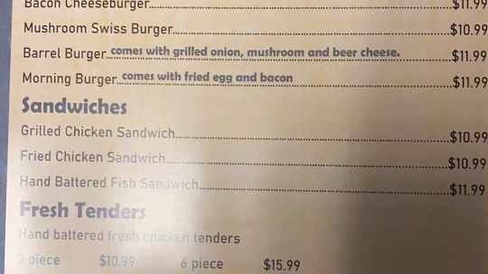 Barrel Burgers | restaurant | 3200 Yankee Rd, Middletown, OH 45044, USA | 5136433200 OR +1 513-643-3200