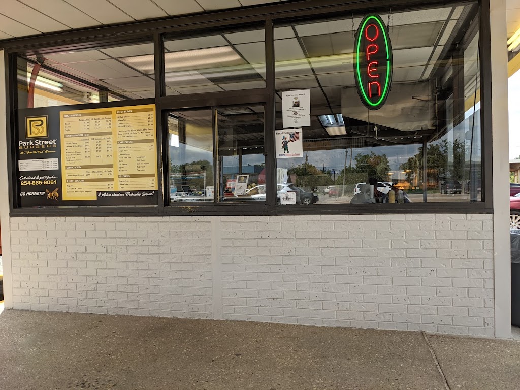 Park Street Burgers | restaurant | 1602 E Main St, Gatesville, TX 76528, USA | 2548656061 OR +1 254-865-6061