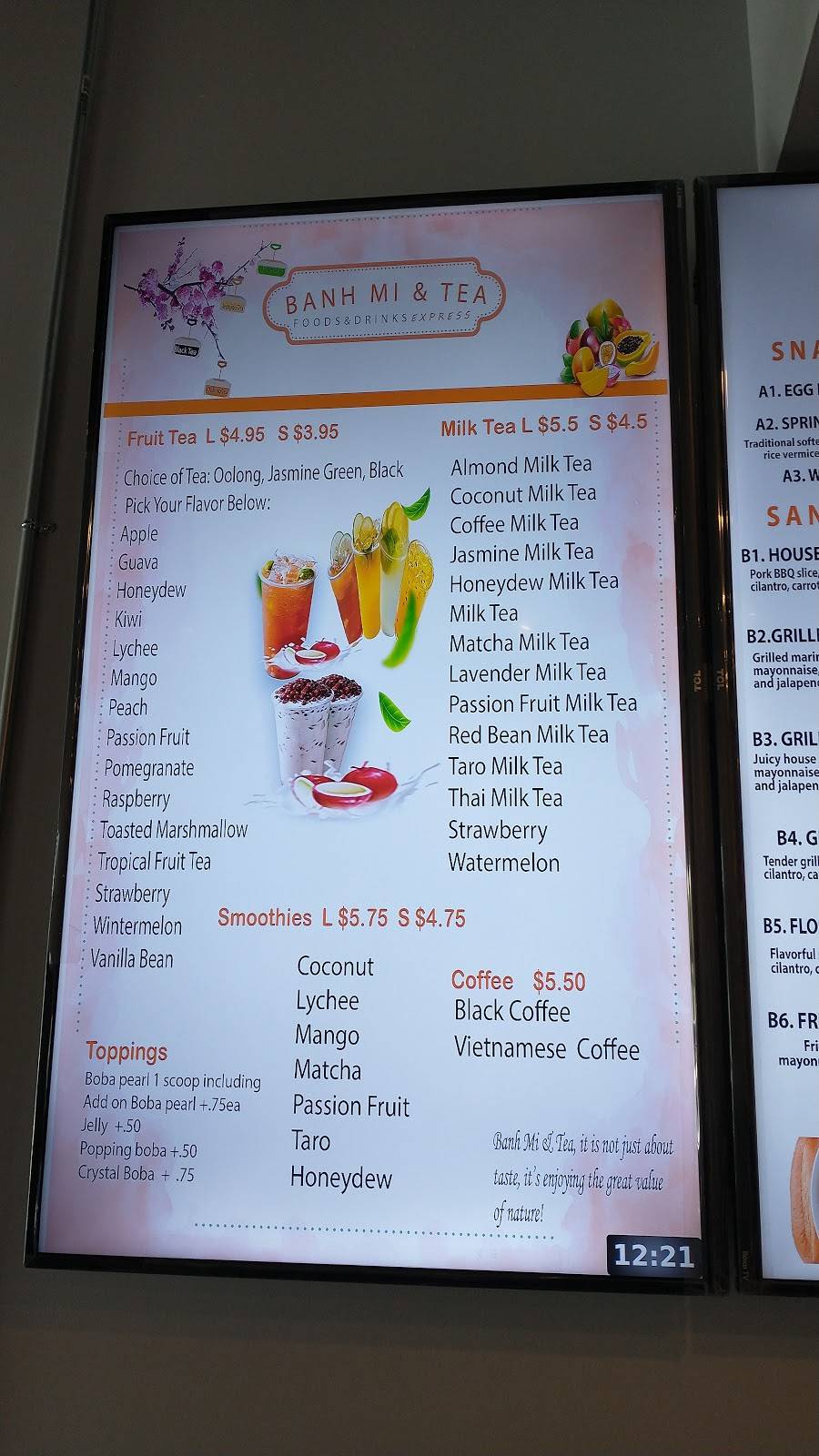 banh mi & tea | restaurant | 9321 6 Mile Cypress Pkwy #160, Fort Myers, FL 33966, USA | 2392028078 OR +1 239-202-8078