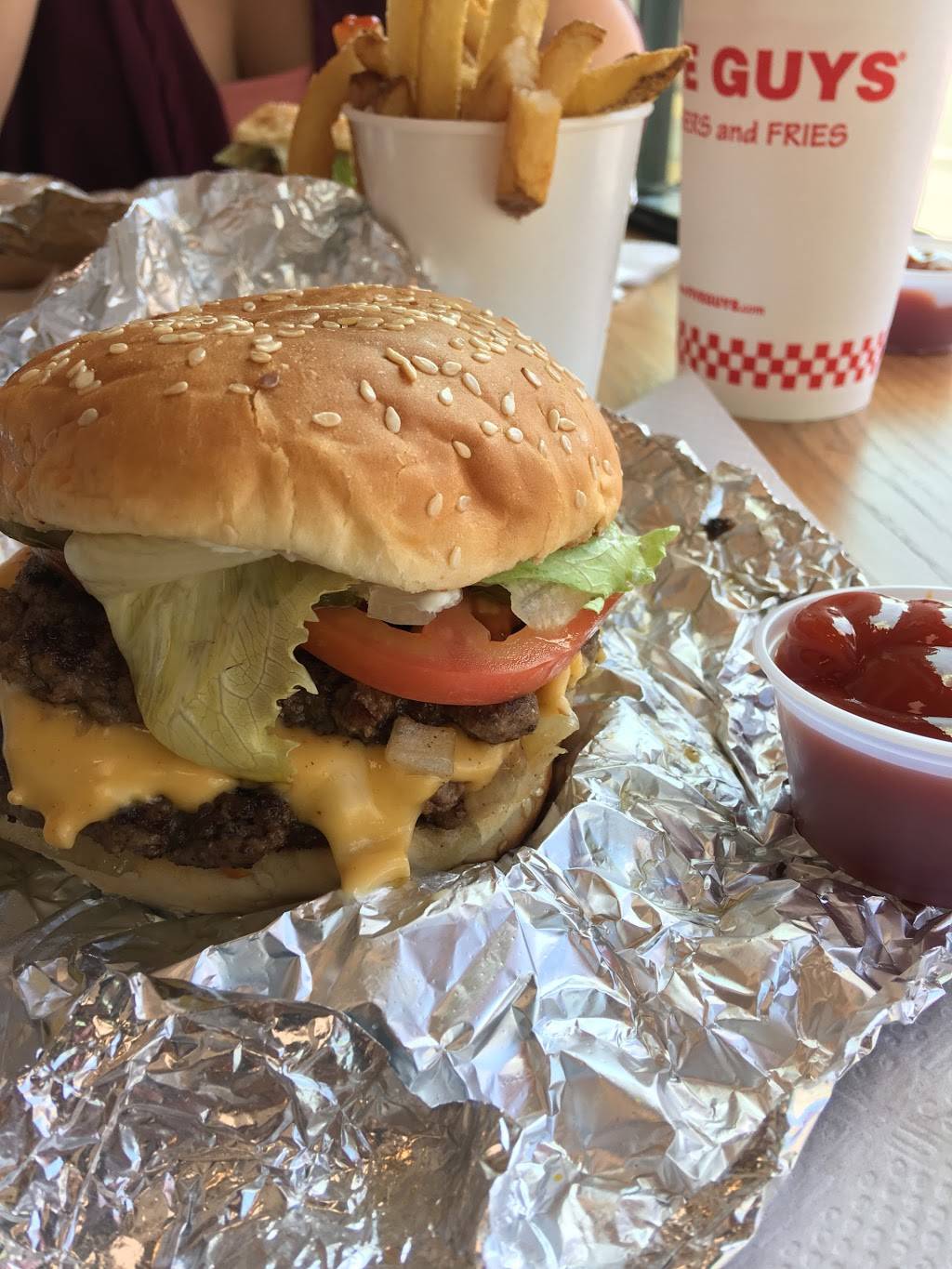 Five Guys | meal takeaway | 8944 J M Keynes Dr, Charlotte, NC 28262, USA | 7049191724 OR +1 704-919-1724