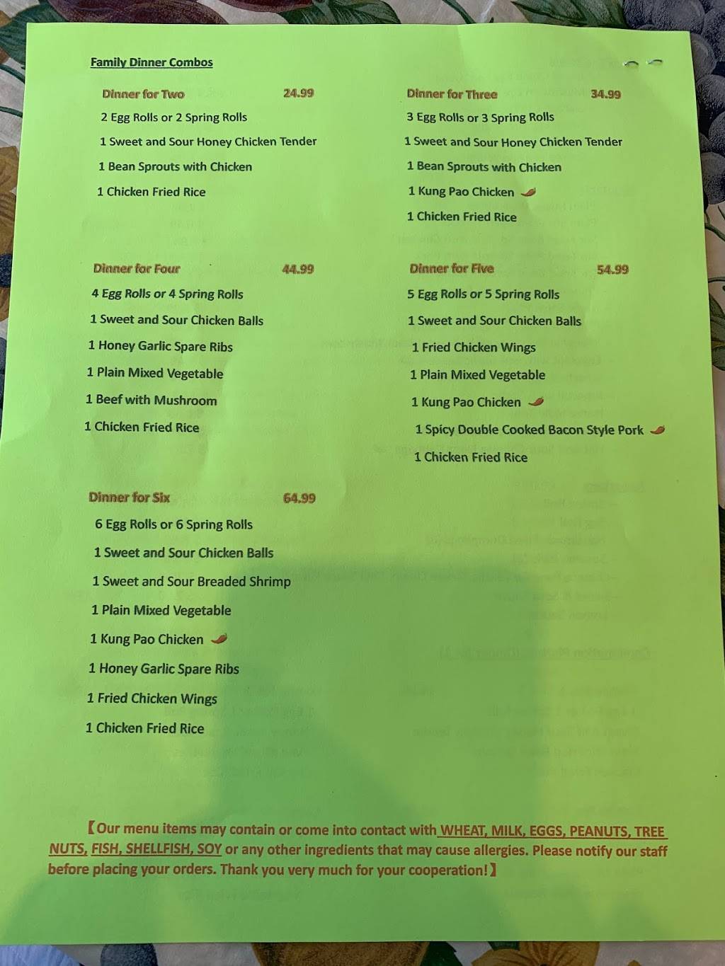 Pings Home Made Chinese Food | restaurant | 235 Kent St W, Lindsay, ON K9V 2Z1, Canada | 7053086868 OR +1 705-308-6868