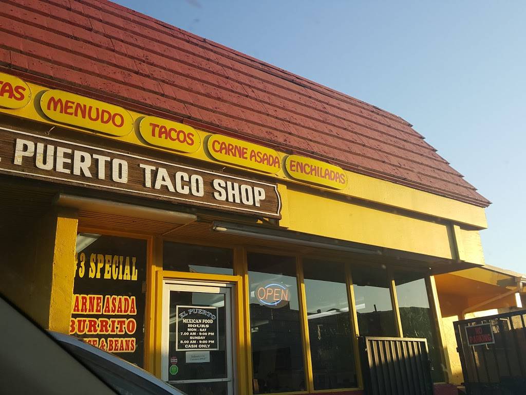 El Puerto Taco Shop | restaurant | 2836 Bancroft Dr, Spring Valley, CA 91977, USA | 6194623731 OR +1 619-462-3731