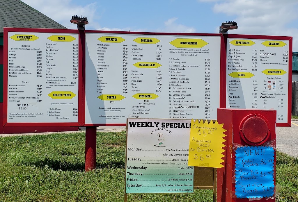 LA ZACATECANA MEXICAN FAST FOOD | restaurant | 1710 S West St, Wichita, KS 67213, USA | 3162608392 OR +1 316-260-8392