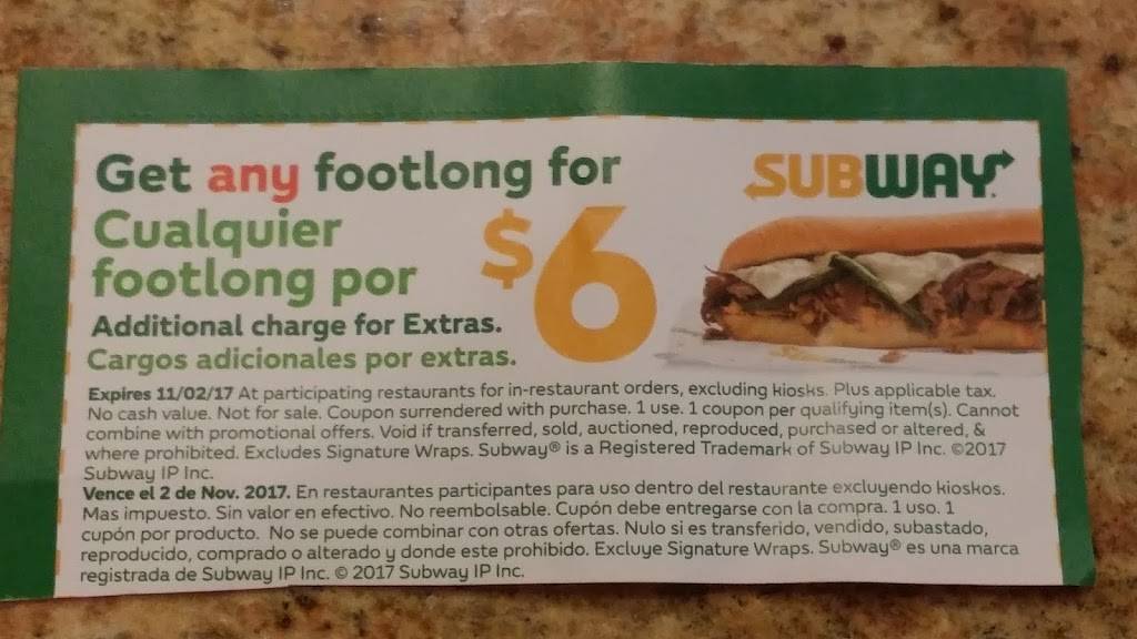 Subway Restaurants | restaurant | 3201 W Benjamin Holt Dr, Stockton, CA 95219, USA | 2099528873 OR +1 209-952-8873