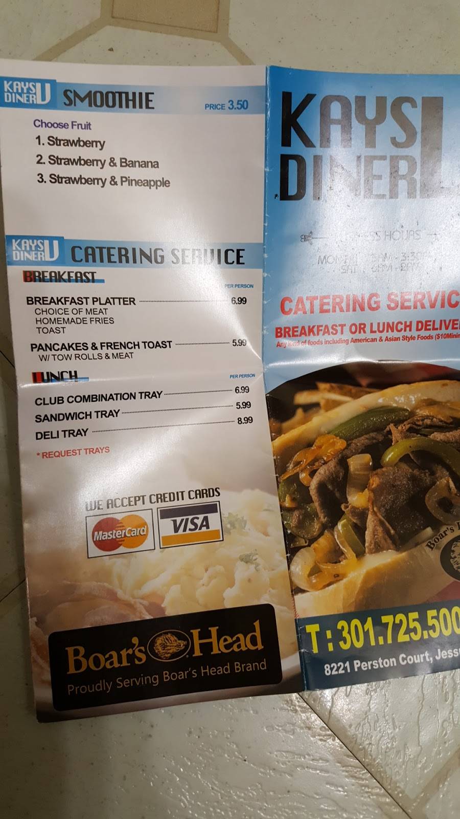 Kays Diner | restaurant | 8221 Preston Ct, Jessup, MD 20794, USA | 3017255005 OR +1 301-725-5005