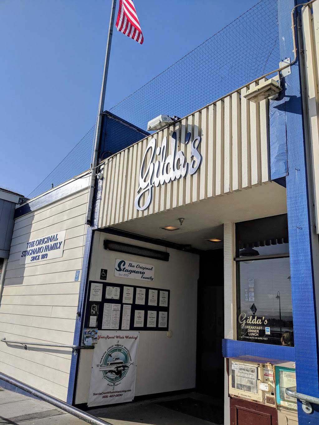 Gildas | restaurant | 37 Municipal Wharf, Santa Cruz, CA 95060, USA | 8314232010 OR +1 831-423-2010